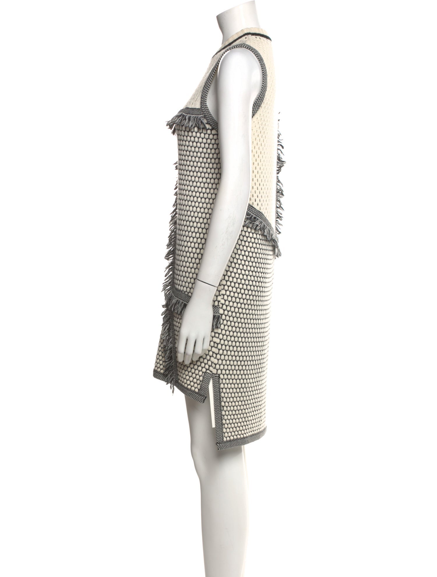 Three Floor Polka Dot Print Knee-Length Dress