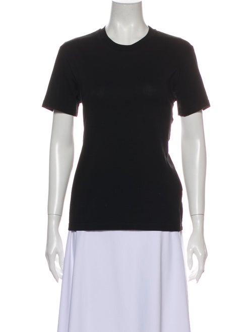 Msgm Crew Neck Short Sleeve T-Shirt Black