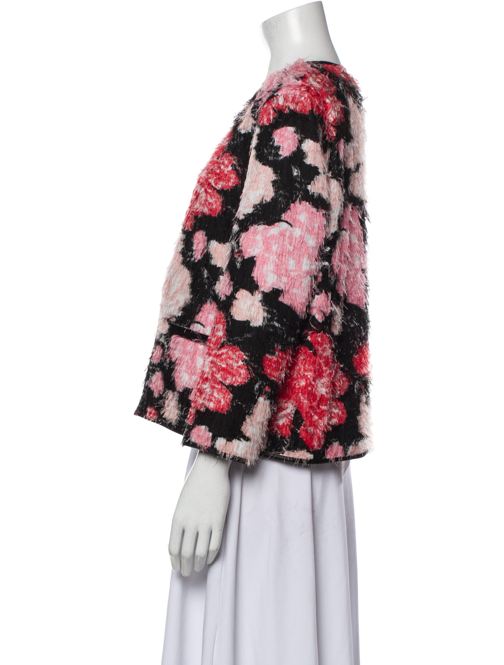 MSGM Floral Print Evening Jacket