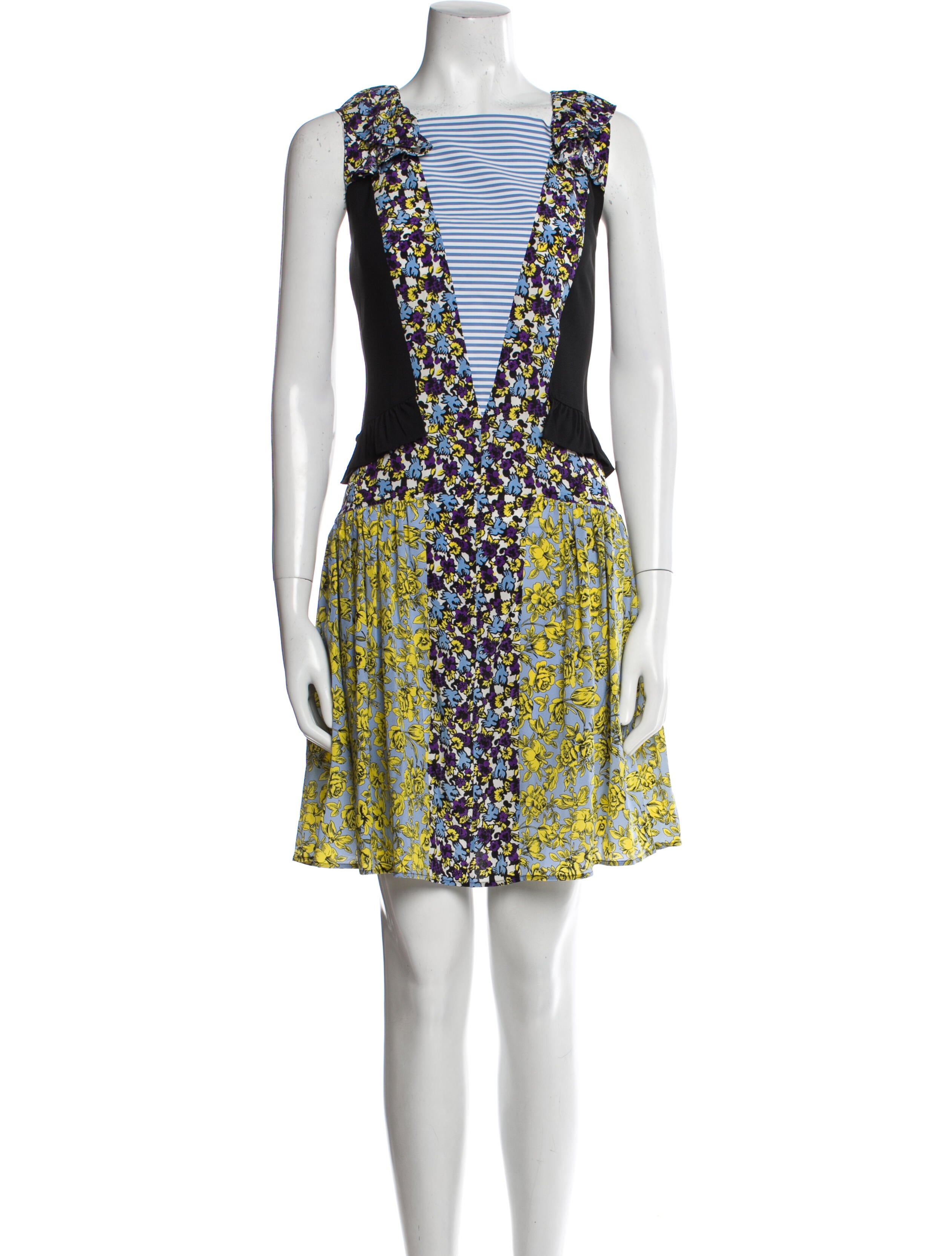 MSGM Silk Mini Dress