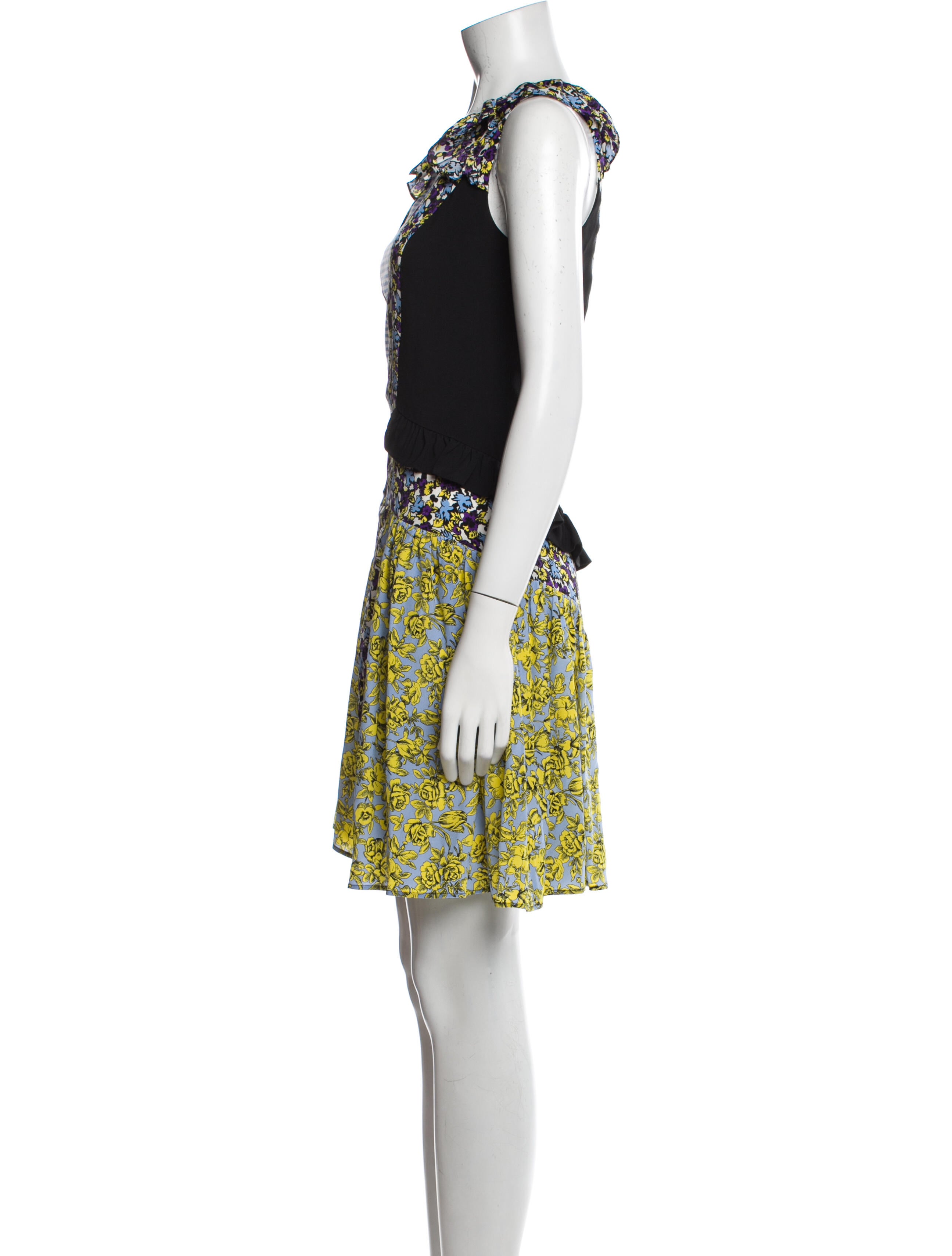 MSGM Silk Mini Dress