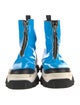 MSGM Leather Patterned Gladiator Sandals