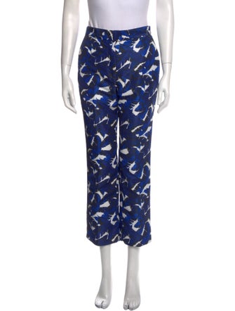 MSGM Printed Straight Leg Pants