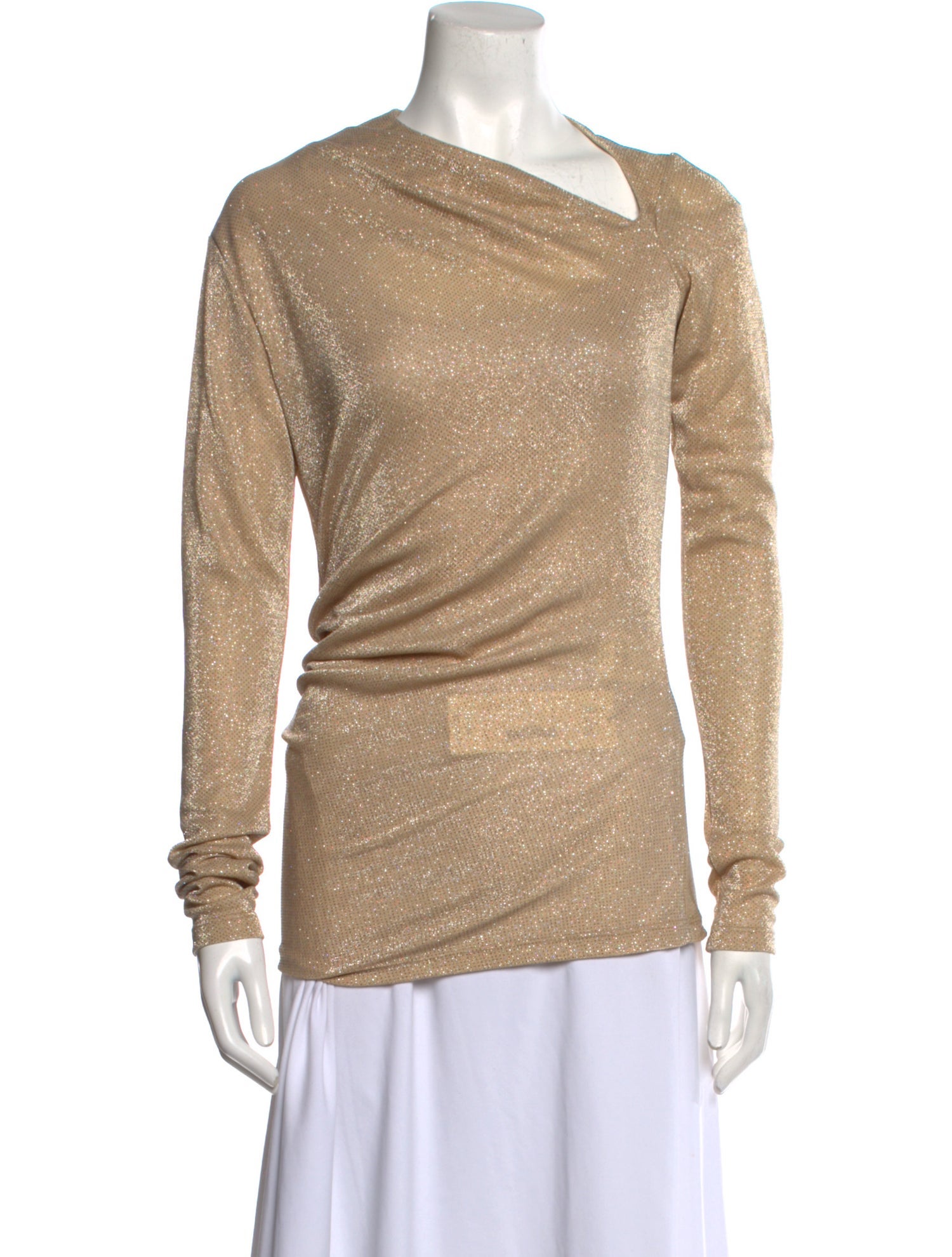 MSGM Cowl Neck Long Sleeve Top