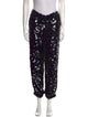 MSGM Floral Print Skinny Leg Pants