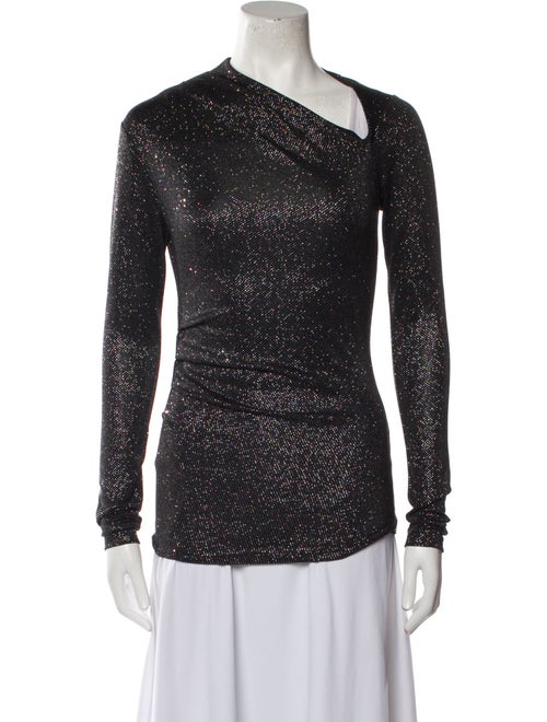 MSGM Asymmetrical Long Sleeve Top