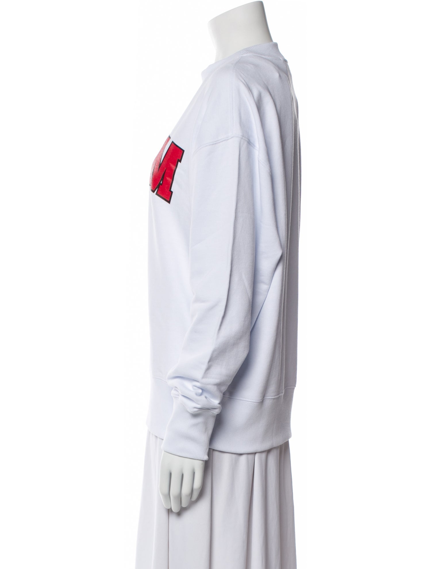 MSGM Graphic Print Crew Neck Sweatshirt w/ Tags