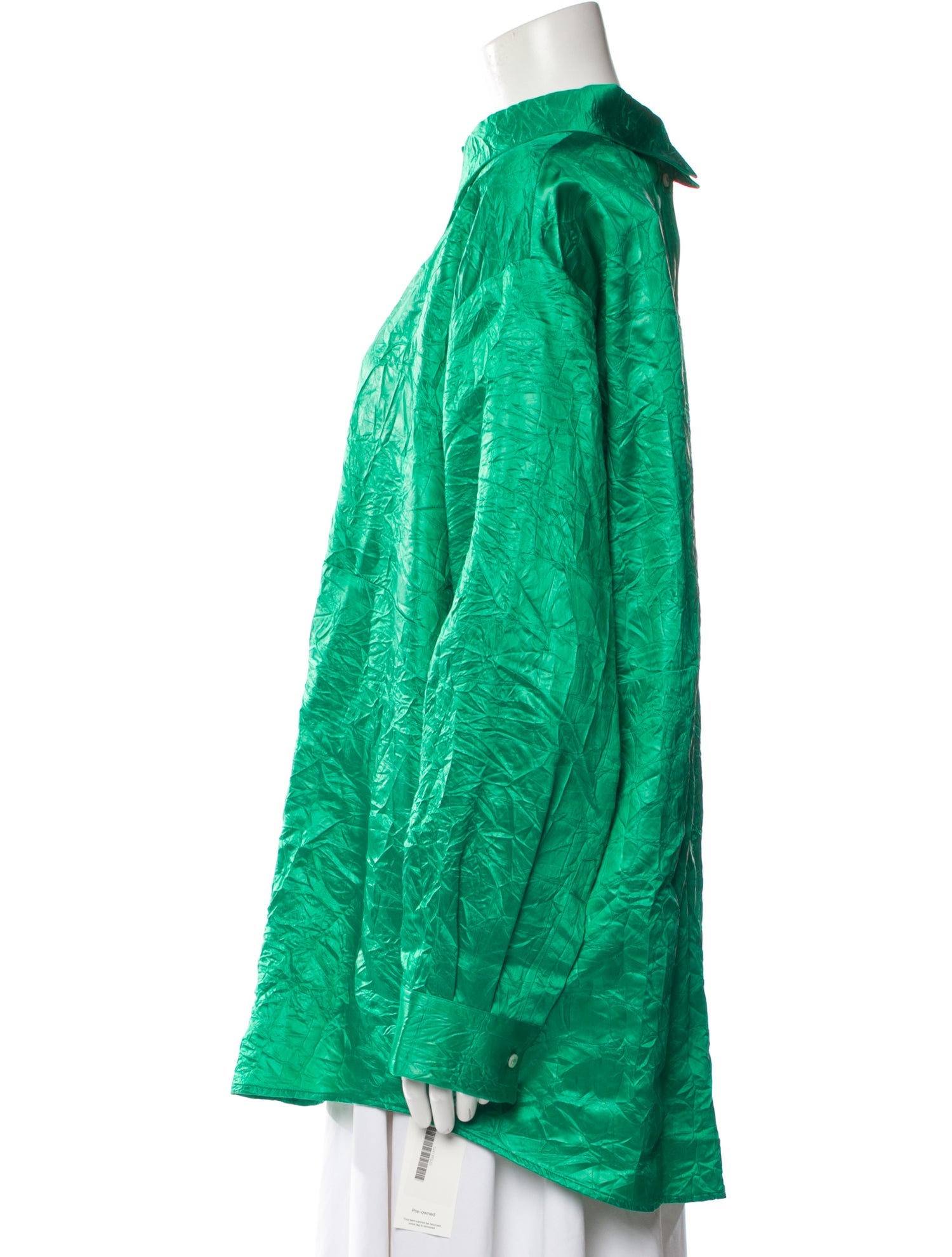 MSGM Long Sleeve Button-Up Top