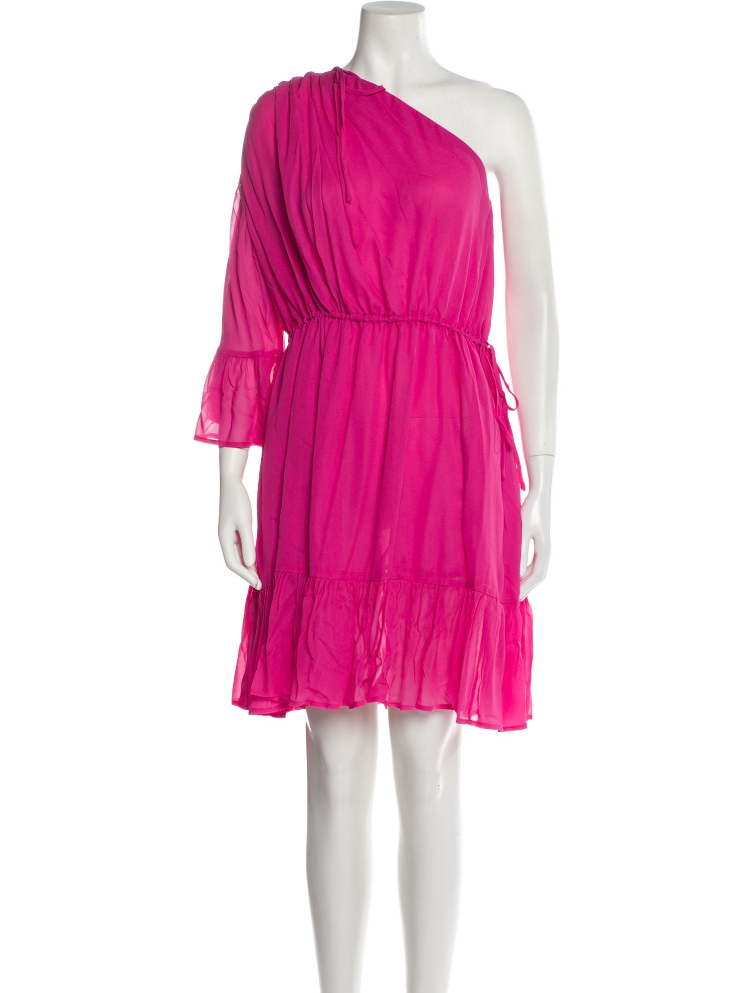 MSGM One-Shoulder Mini Dress