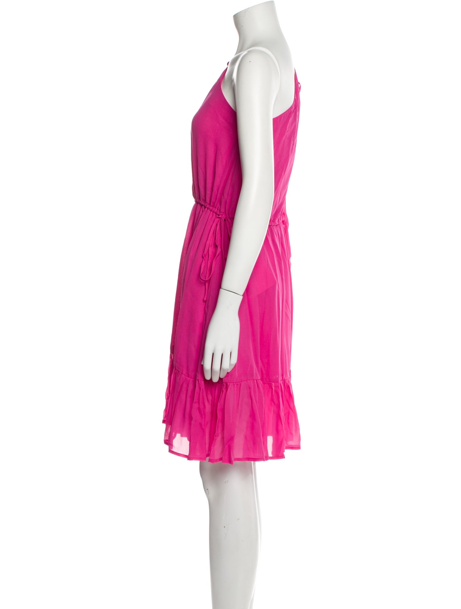 MSGM One-Shoulder Mini Dress