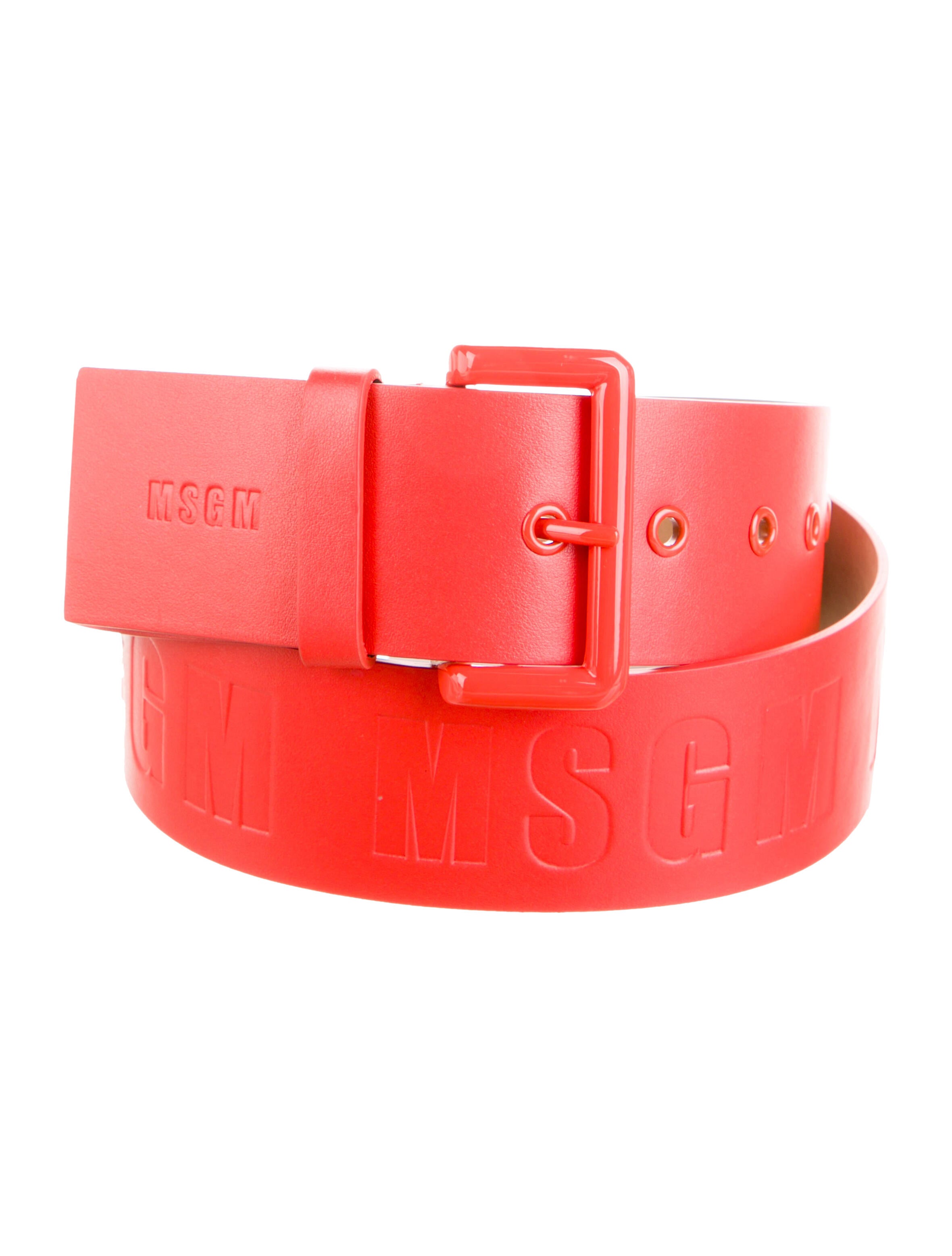 MSGM Leather Belt
