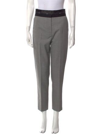 MSGM Virgin Wool Straight Leg Pants