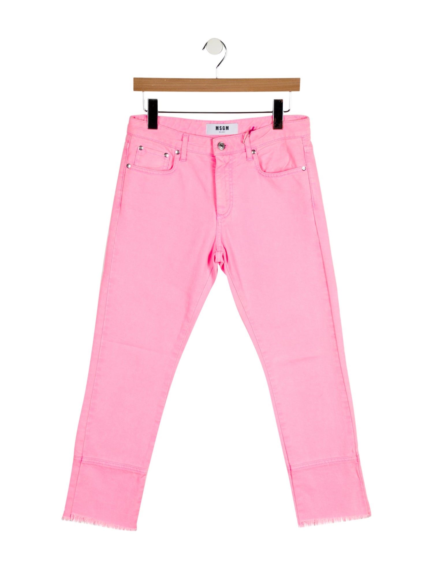 MSGM Mid-Rise Straight Leg Jeans