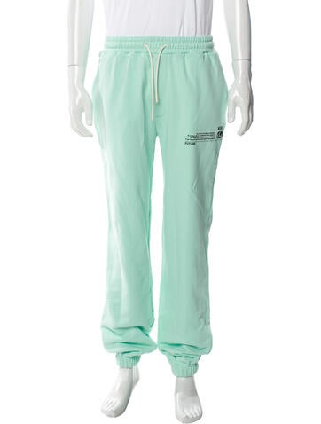 Msgm Pants Graphic Print Joggers XS