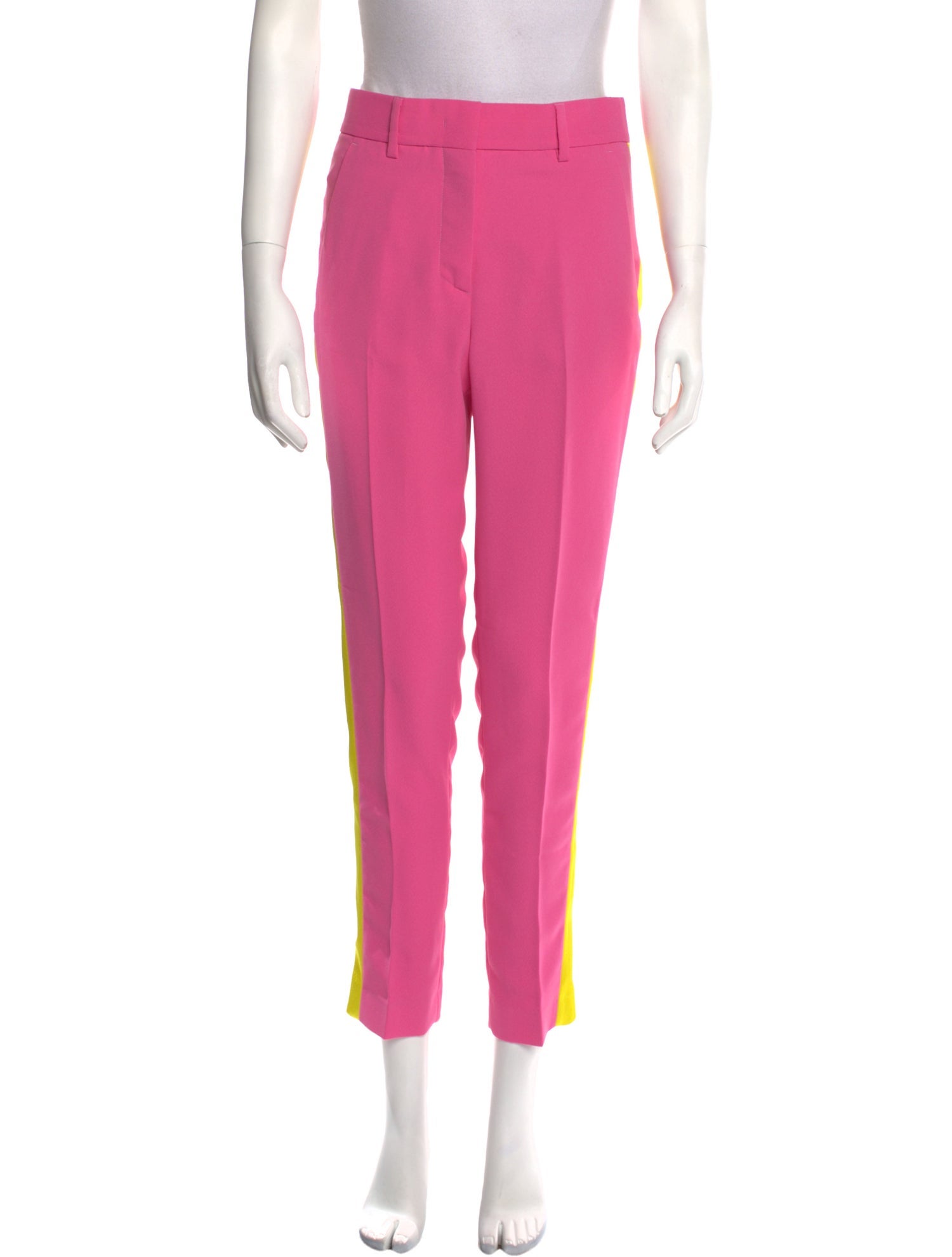 MSGM Colorblock Pattern Skinny Leg Pants w/ Tags