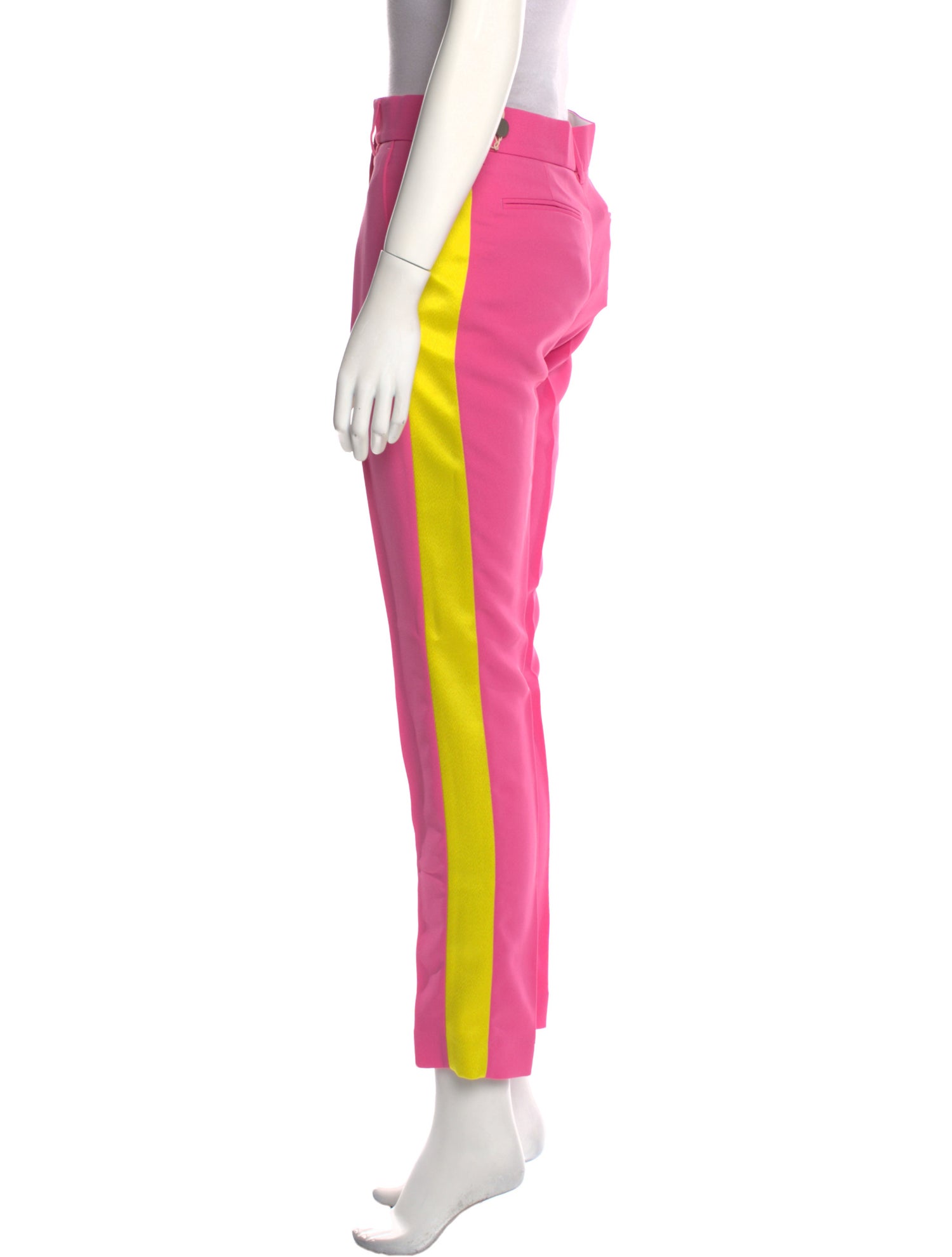 MSGM Colorblock Pattern Skinny Leg Pants w/ Tags