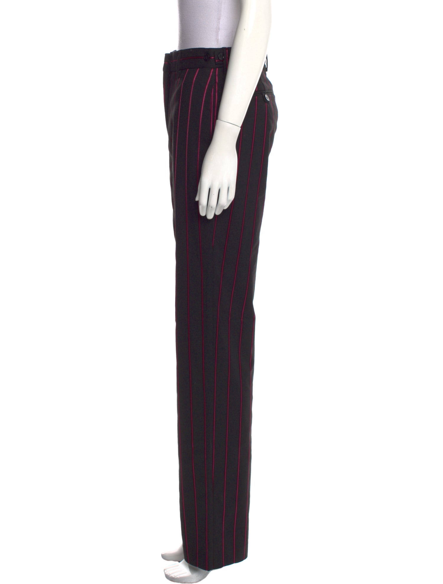 MSGM Striped Straight Leg Pants