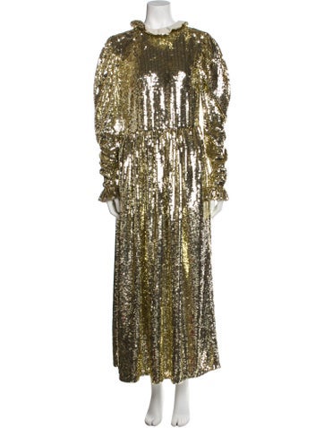 Msgm Dresses Sequin Long Dress Us2, It38 | XS