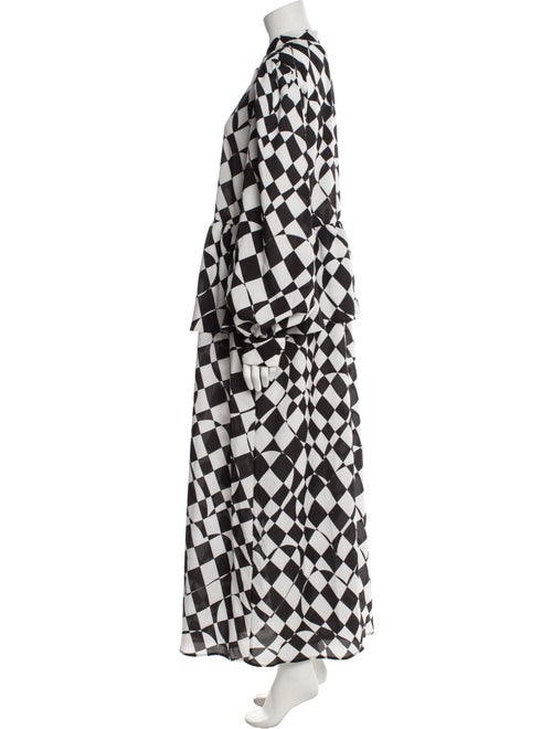 MSGM Printed Long Dress