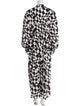 MSGM Printed Long Dress