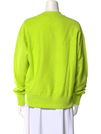 MSGM Crew Neck Long Sleeve Sweatshirt