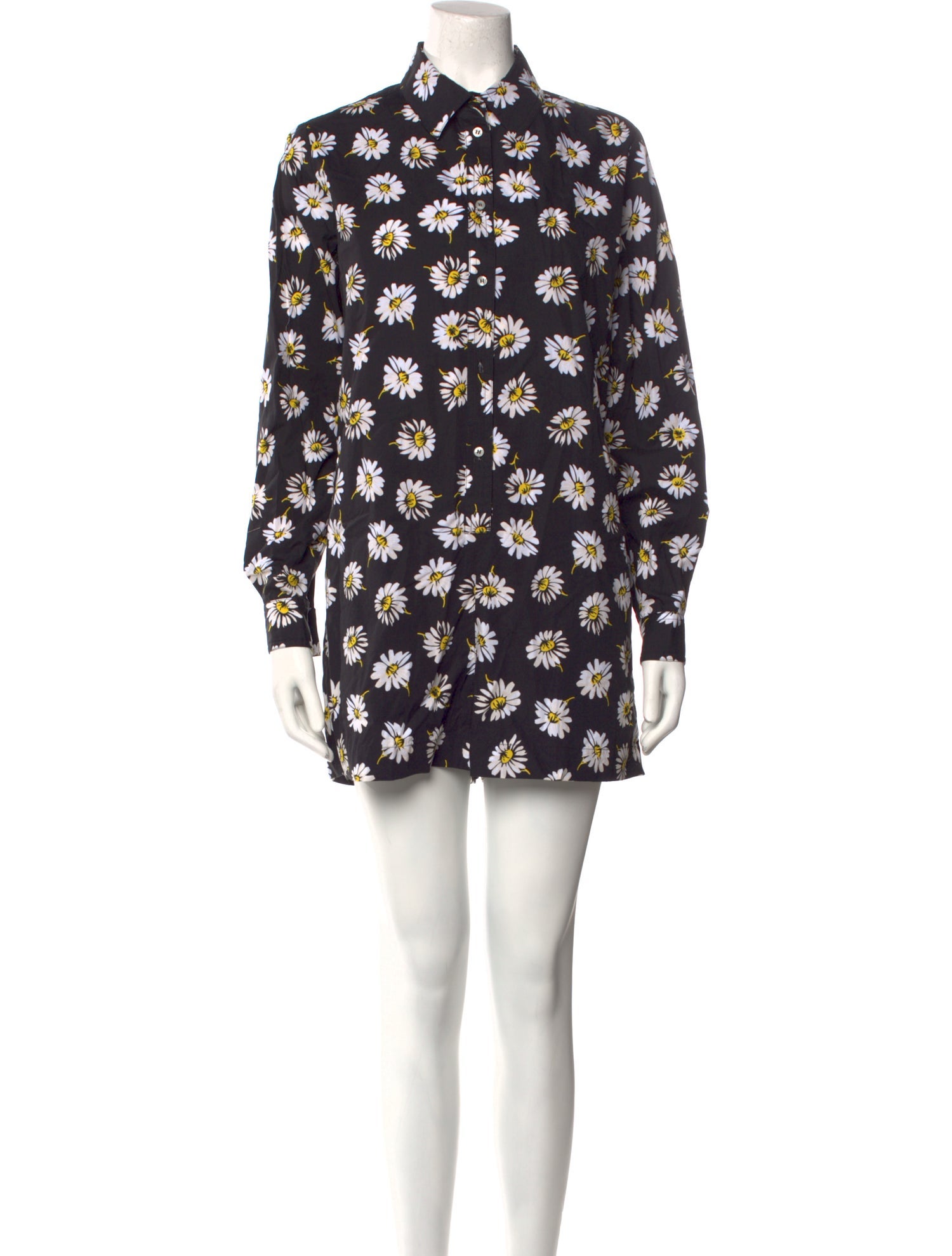 MSGM Floral Print Romper