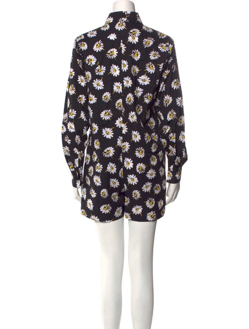 MSGM Floral Print Romper