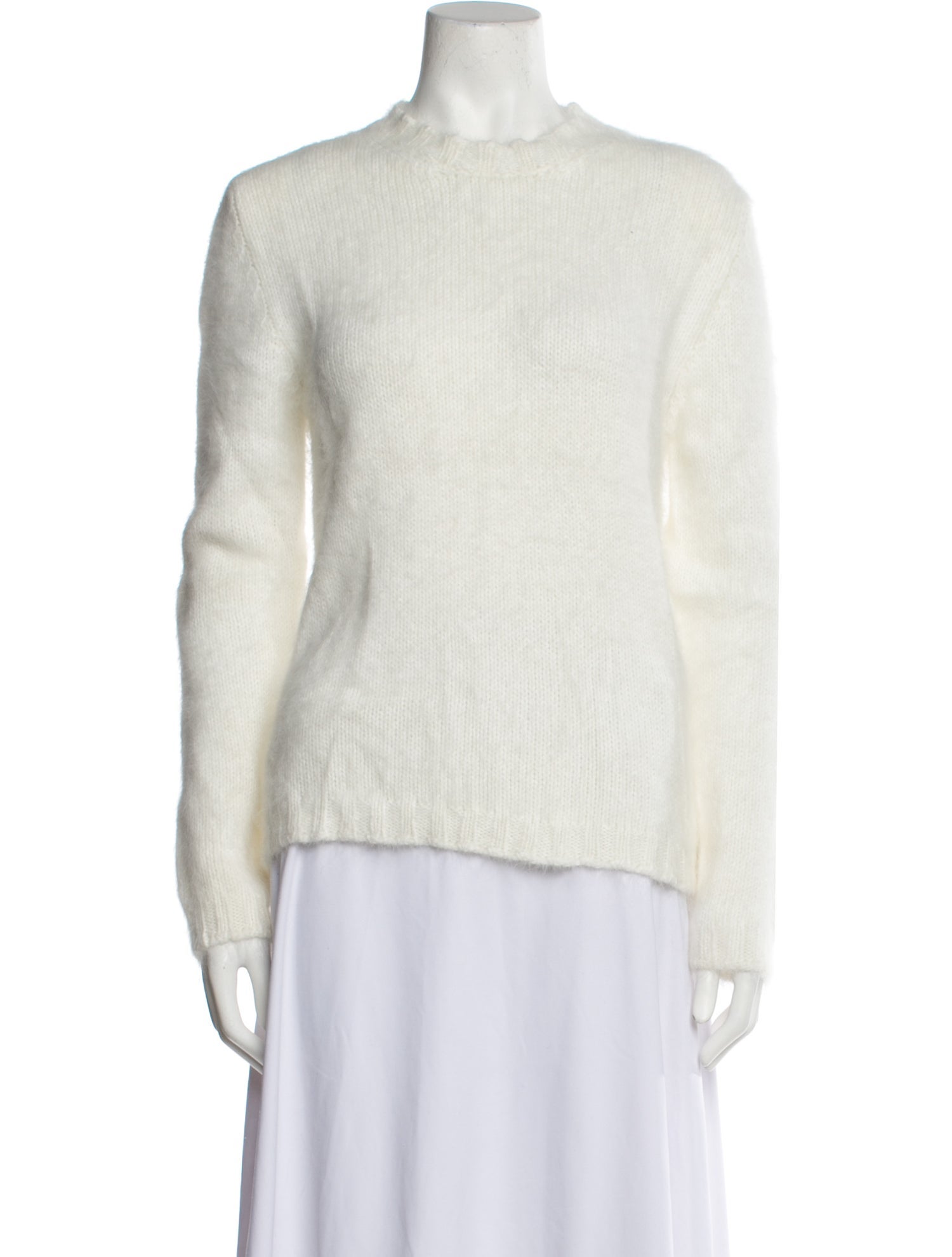 MSGM Angora Mock Neck Sweater