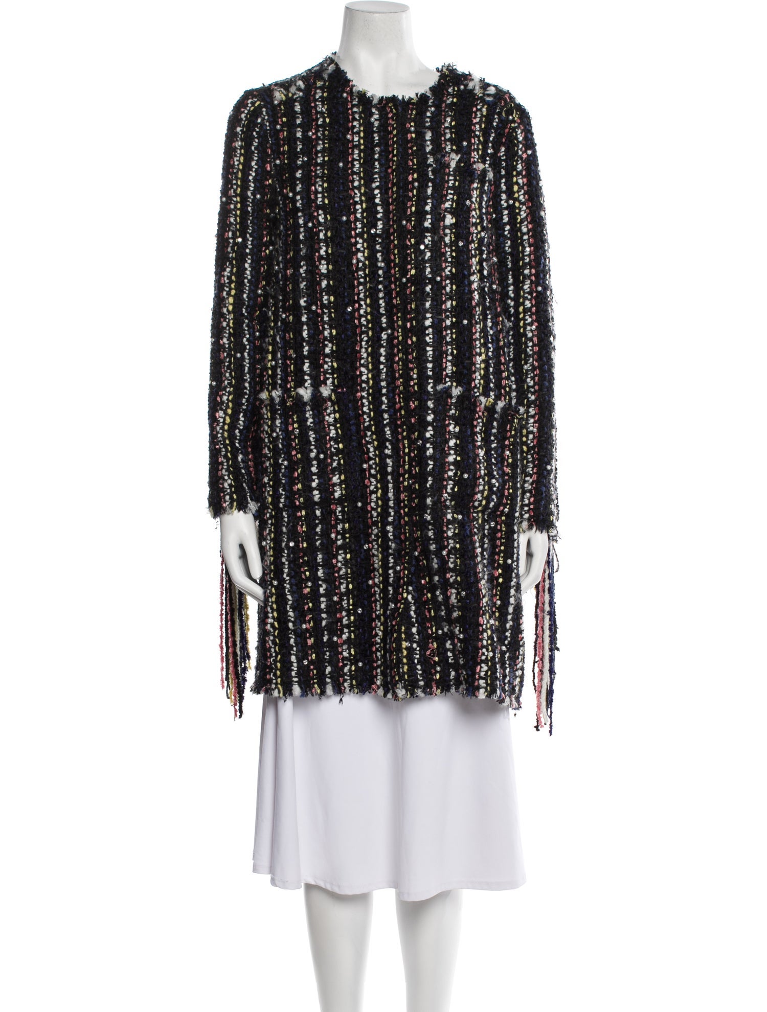 MSGM Tweed Pattern Coat