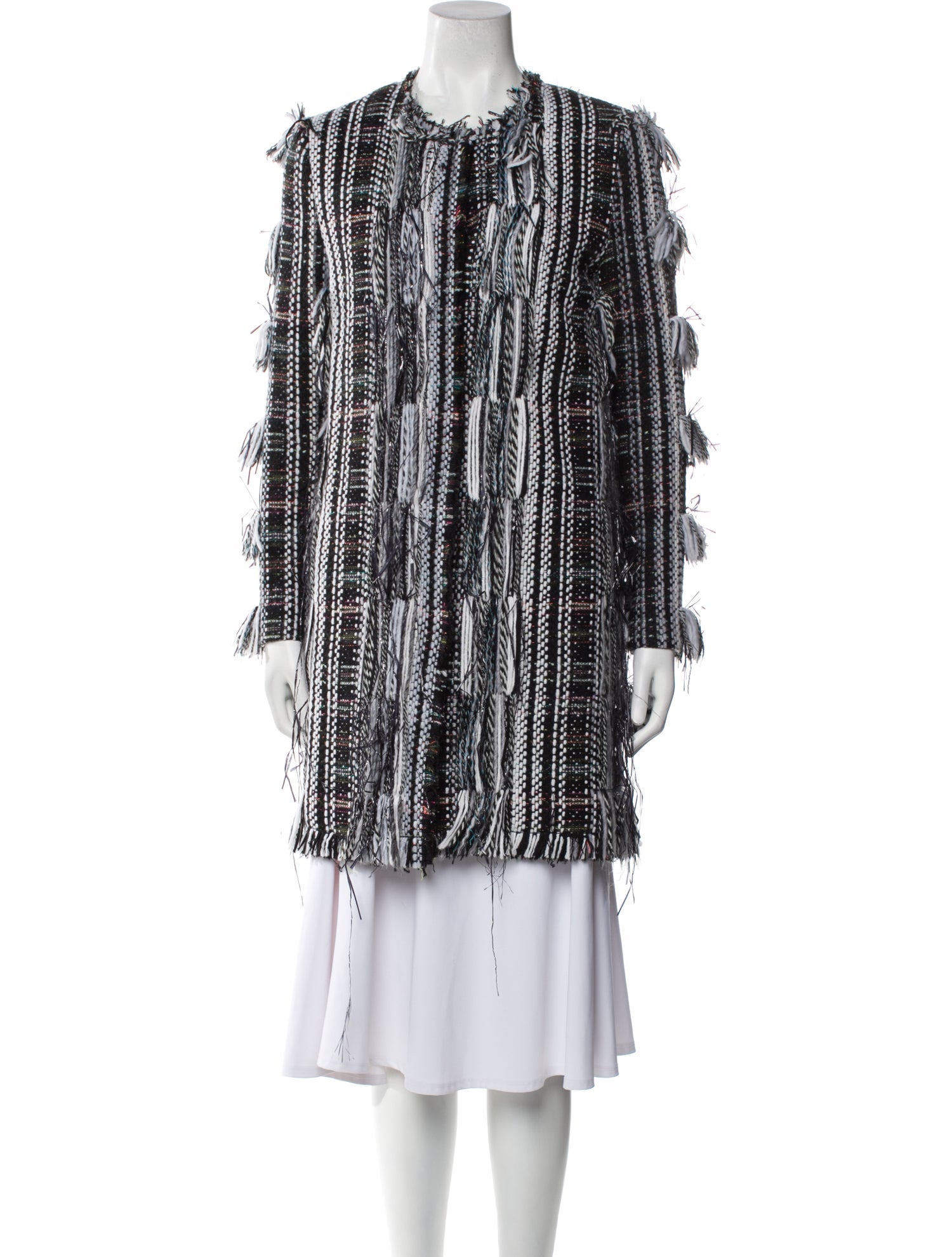 MSGM Tweed Pattern Coat