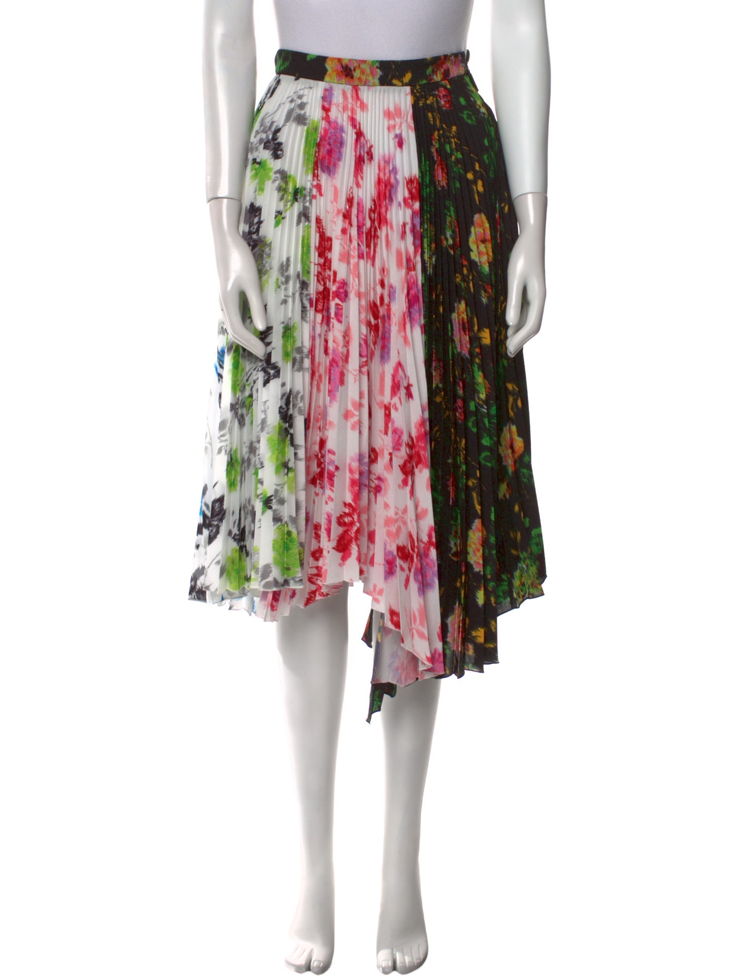 MSGM Floral Print Midi Length Skirt w/ Tags