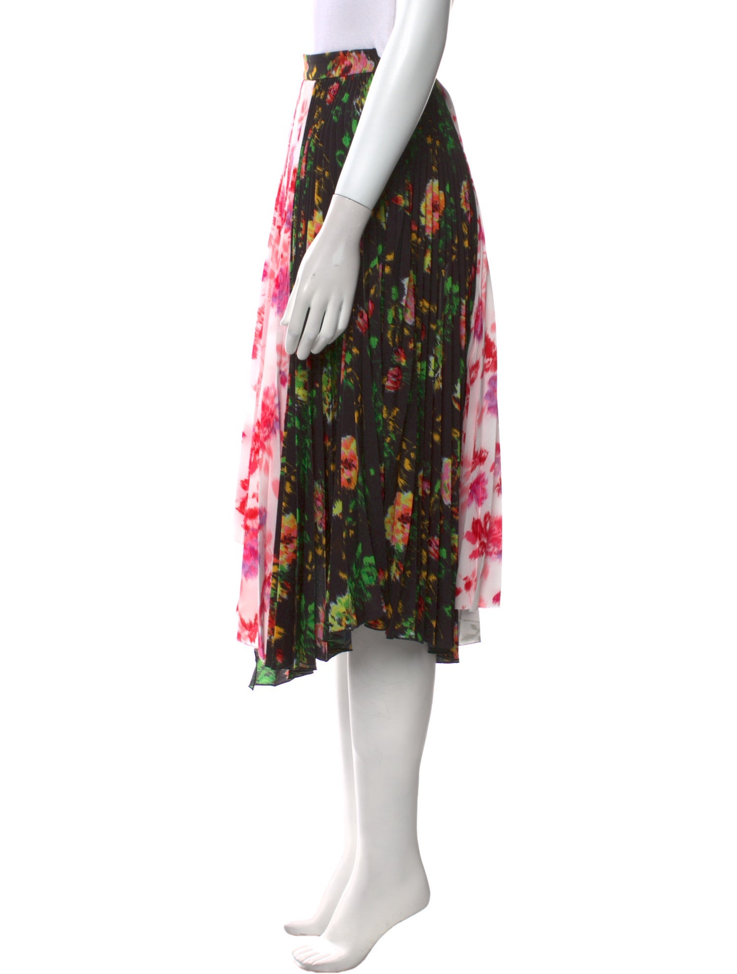 MSGM Floral Print Midi Length Skirt w/ Tags