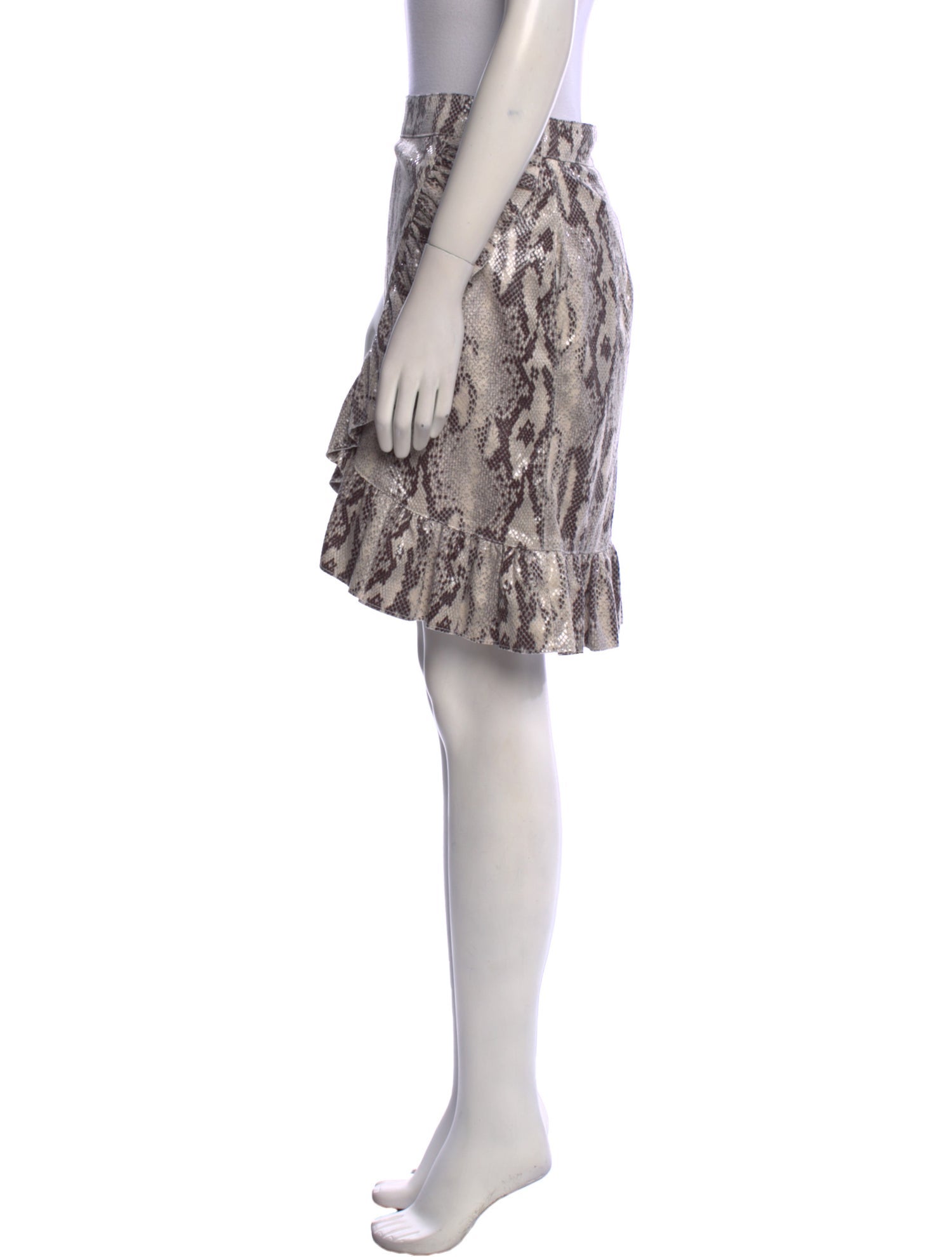 MSGM Animal Print Knee-Length Skirt w/ Tags