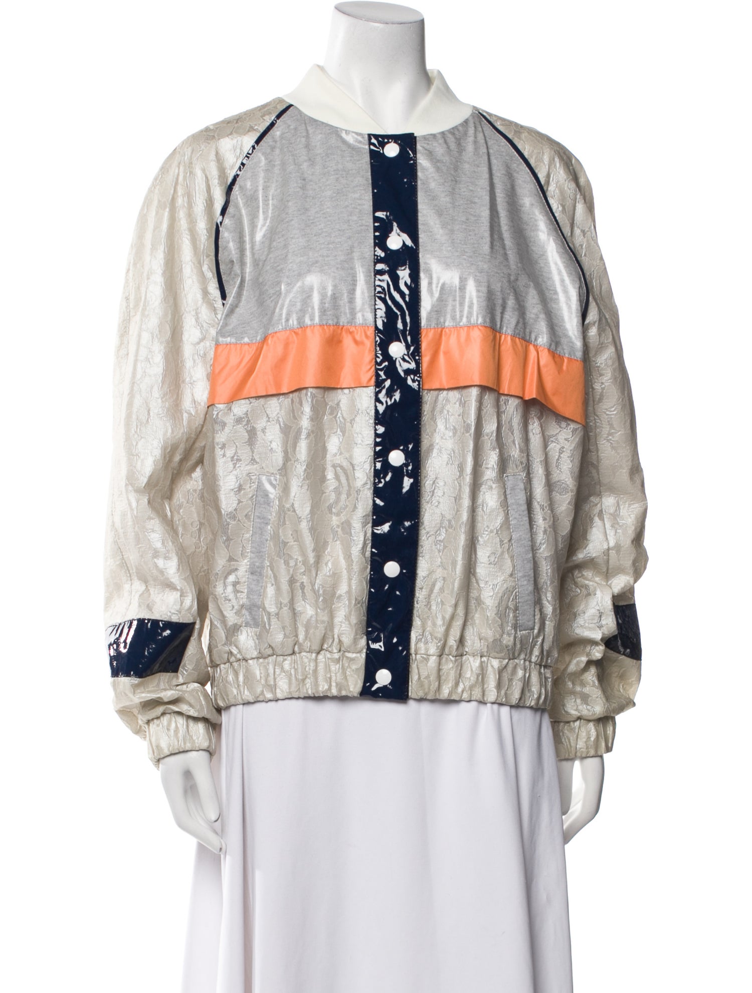 MSGM Striped Bomber Jacket w/ Tags