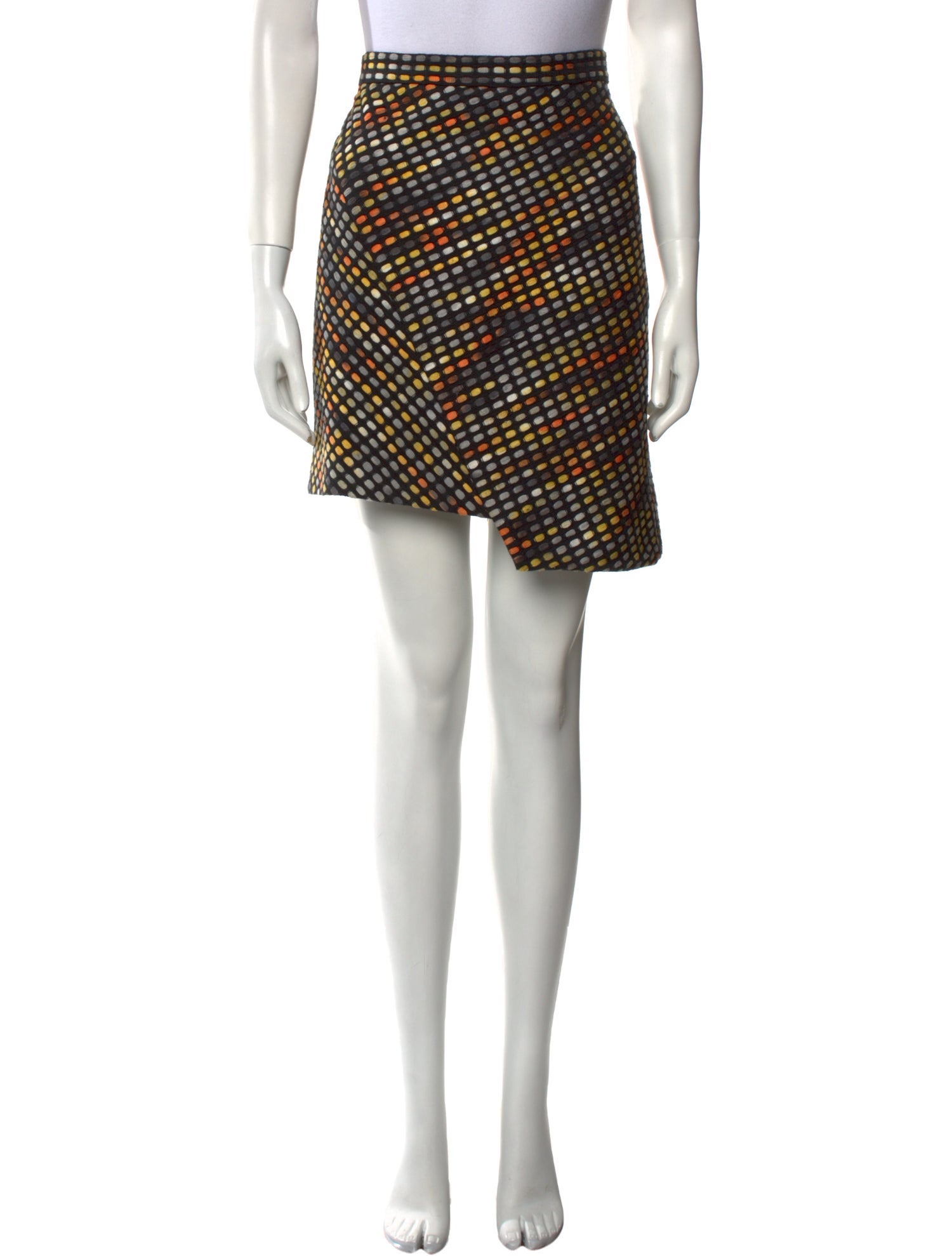 MSGM Printed Knee-Length Skirt