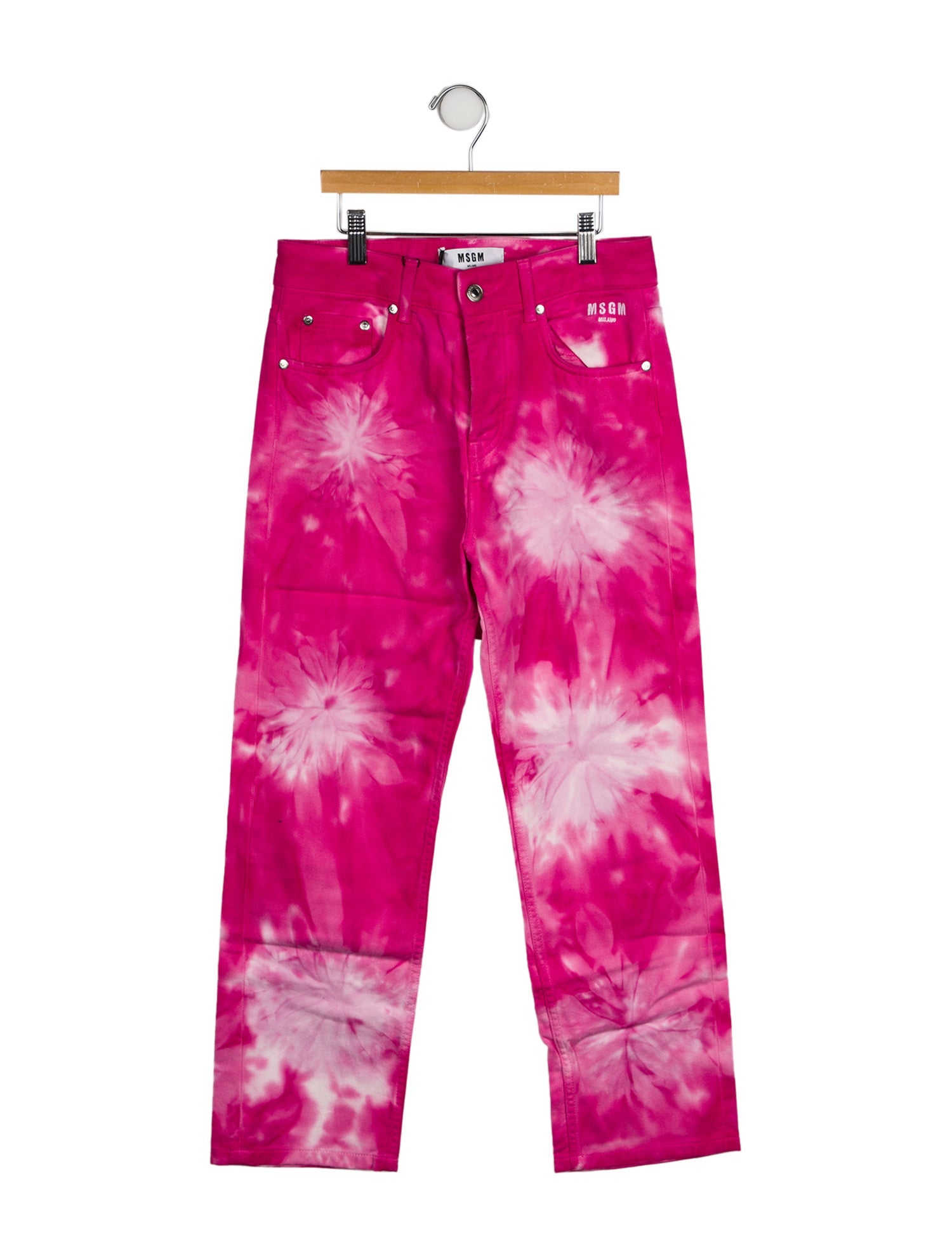 MSGM Mid-Rise Straight Leg Jeans w/ Tags