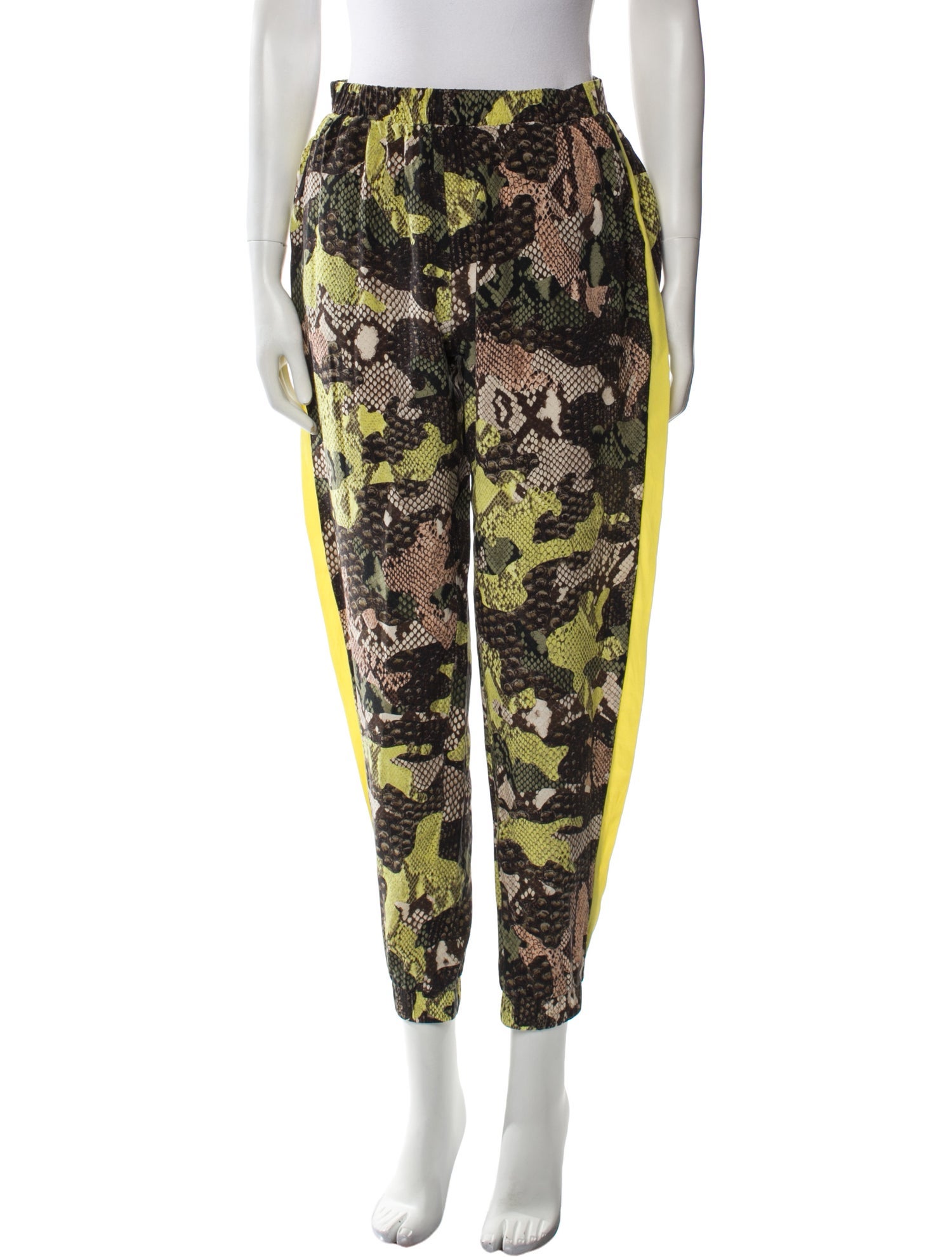 MSGM Silk Skinny Leg Pants