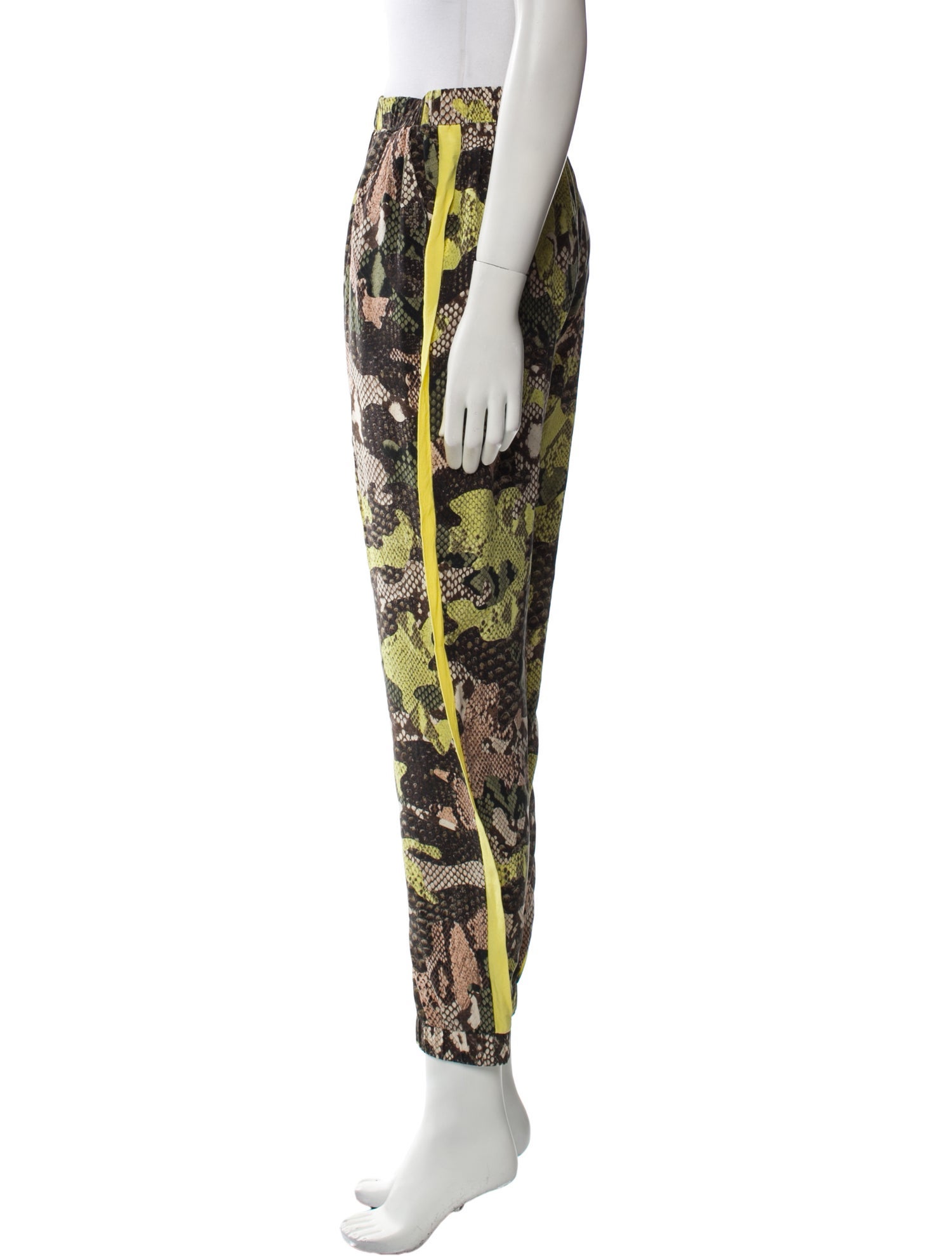 MSGM Silk Skinny Leg Pants