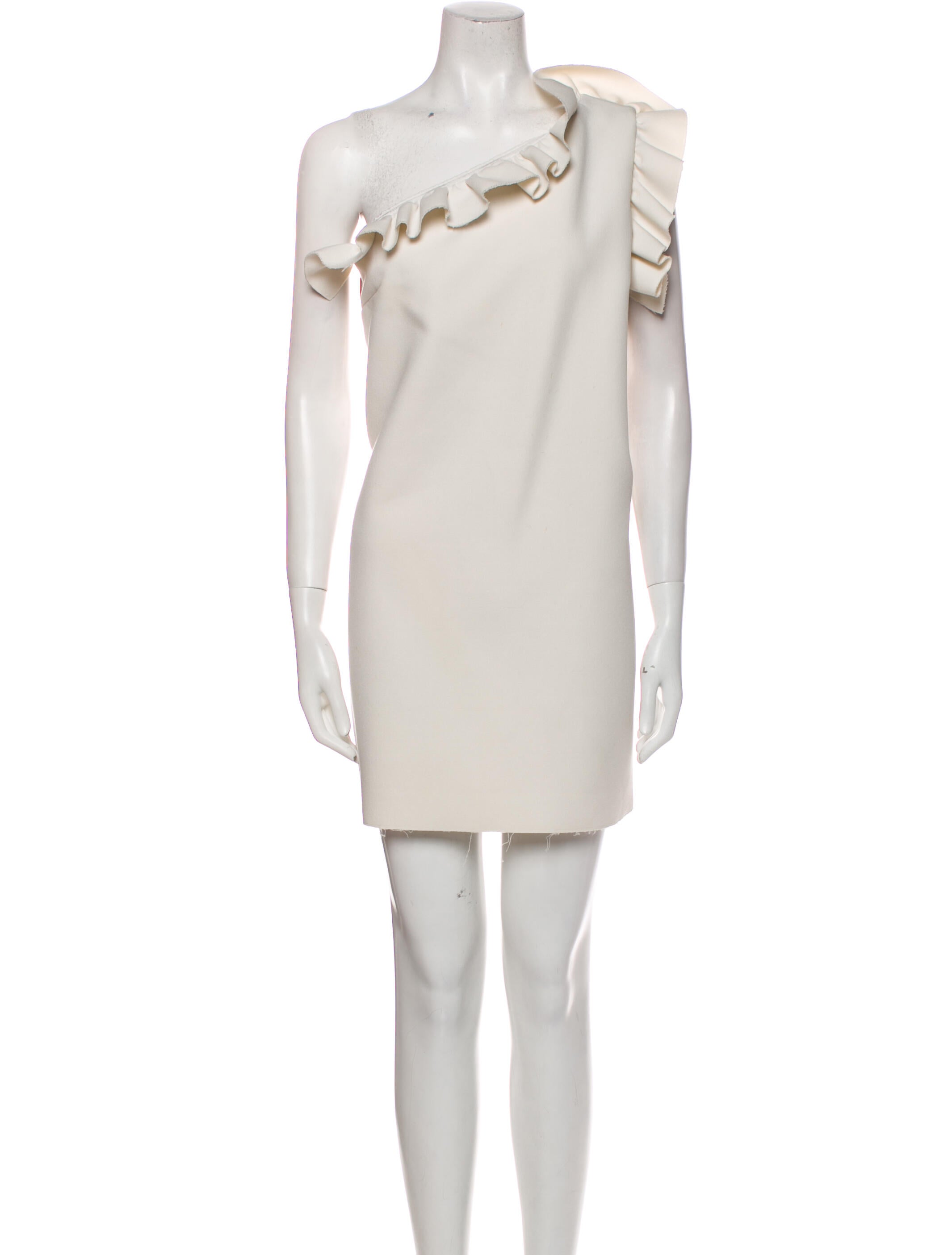 MSGM One-Shoulder Mini Dress