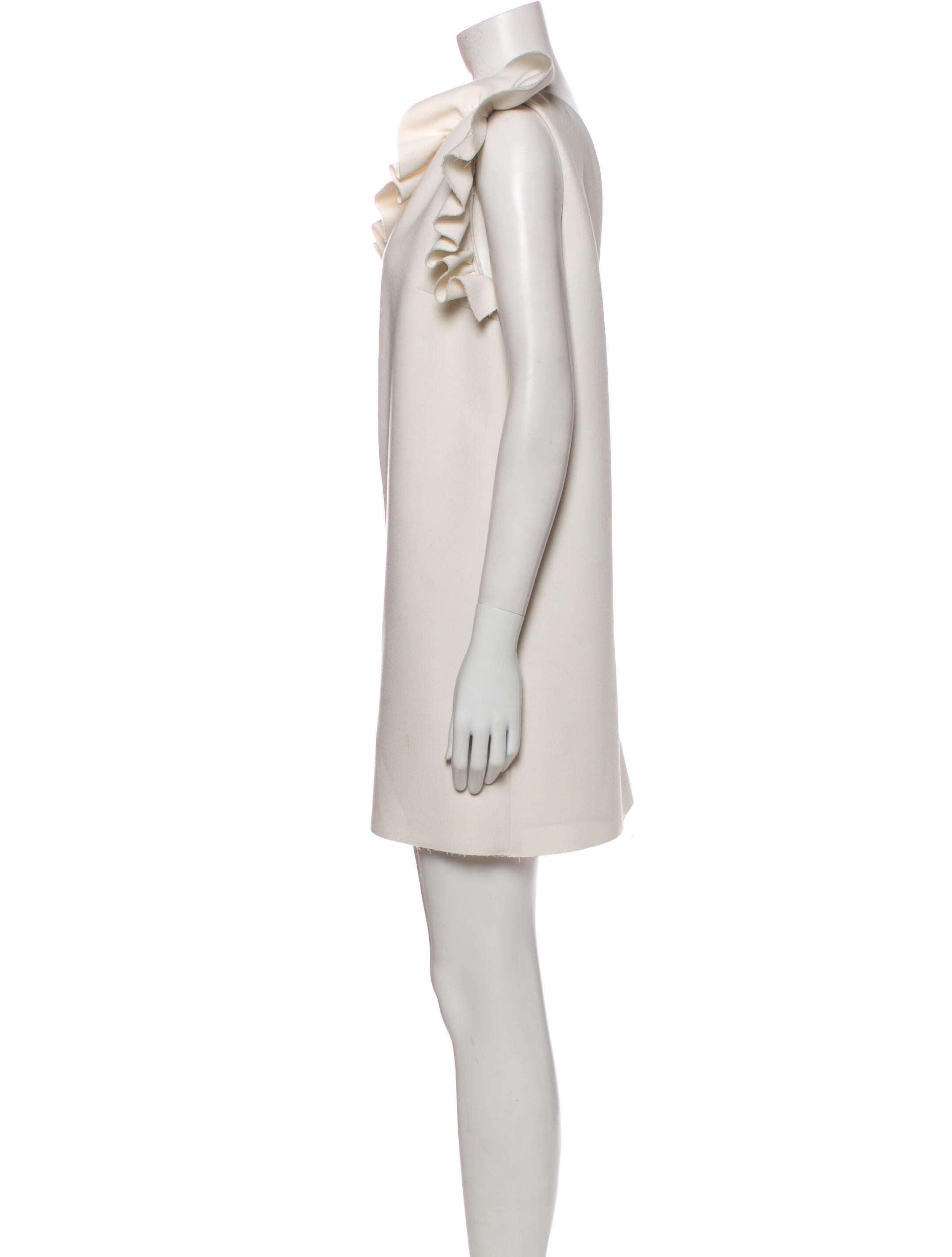 MSGM One-Shoulder Mini Dress