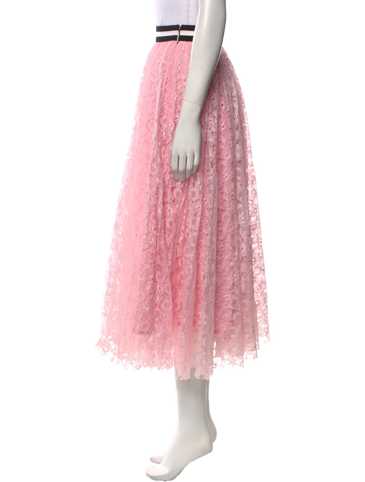 MSGM Printed Midi Length Skirt