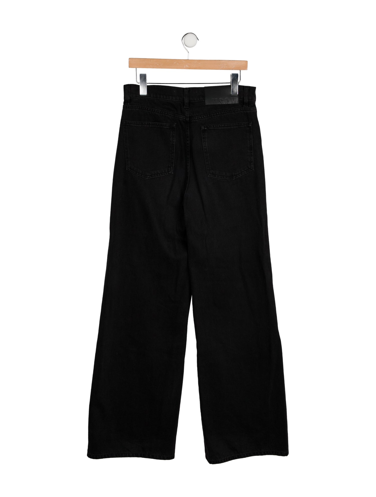 MSGM High-Rise Wide Leg Jeans