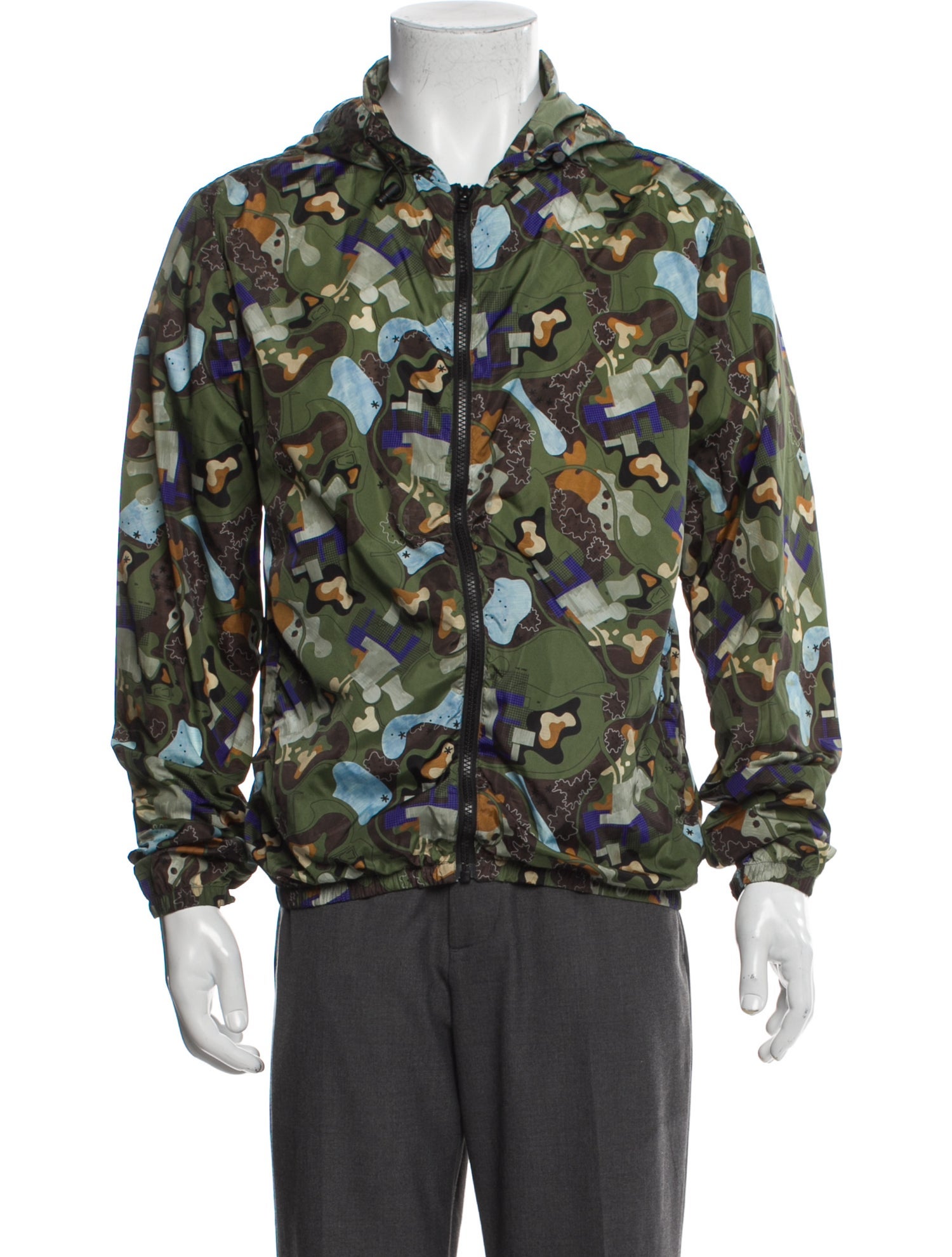 MSGM Printed Windbreaker