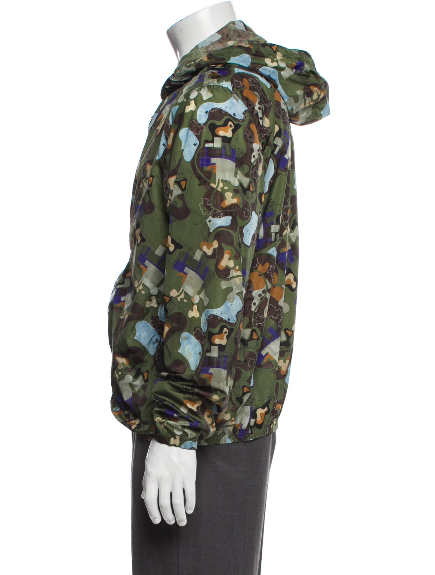 MSGM Printed Windbreaker