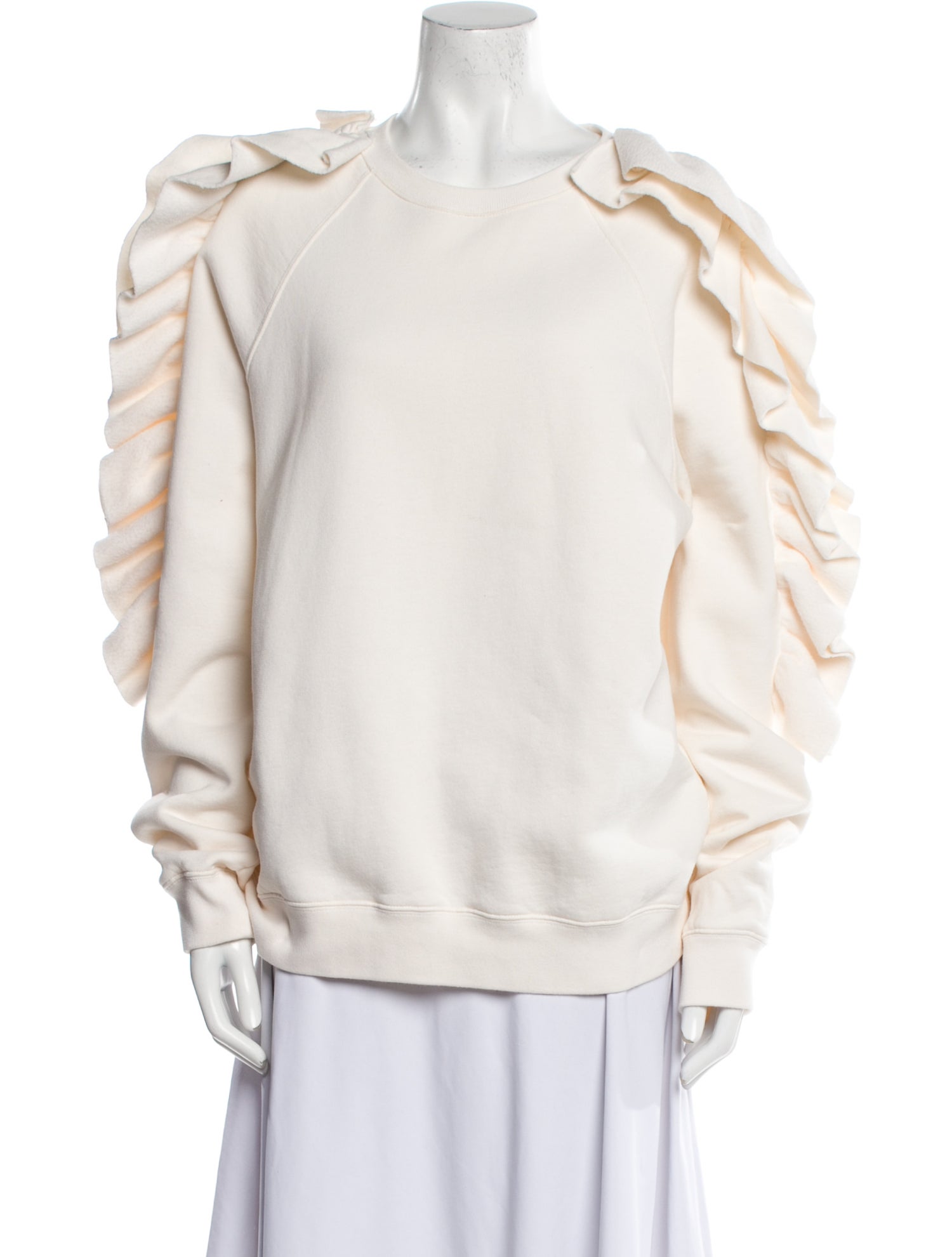 MSGM Crew Neck Long Sleeve Sweatshirt