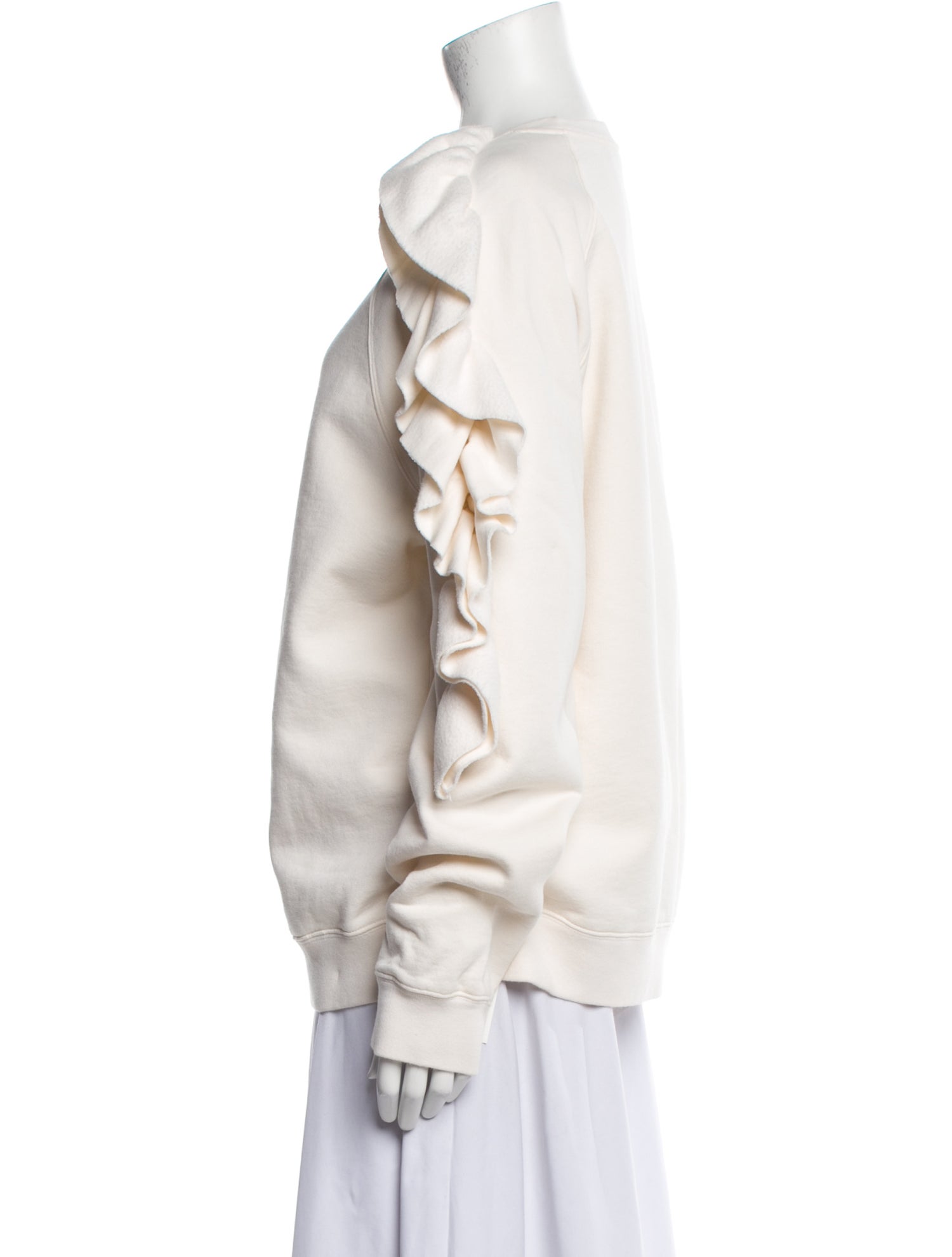 MSGM Crew Neck Long Sleeve Sweatshirt