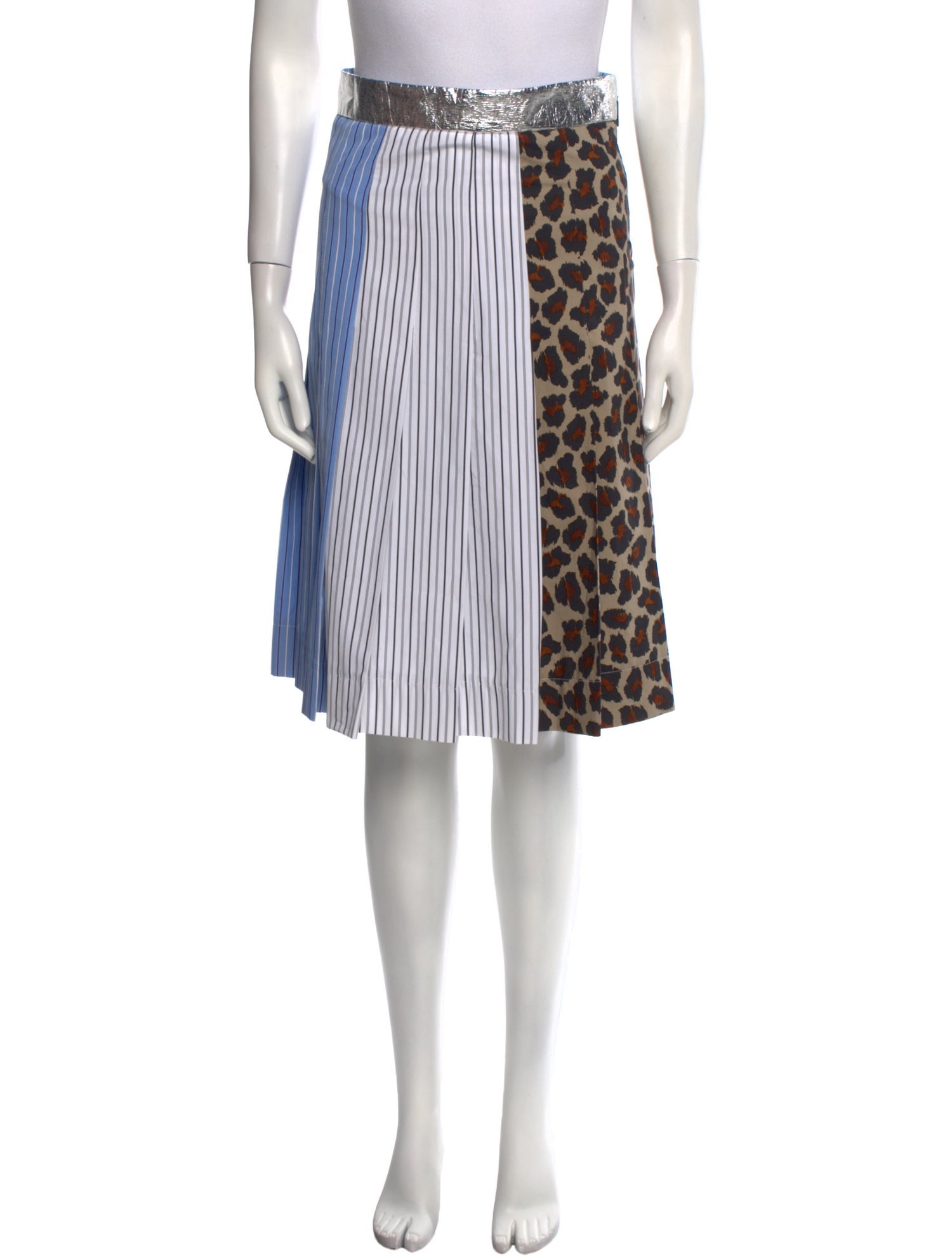 MSGM Patterned Knee-Length Skirt w/ Tags