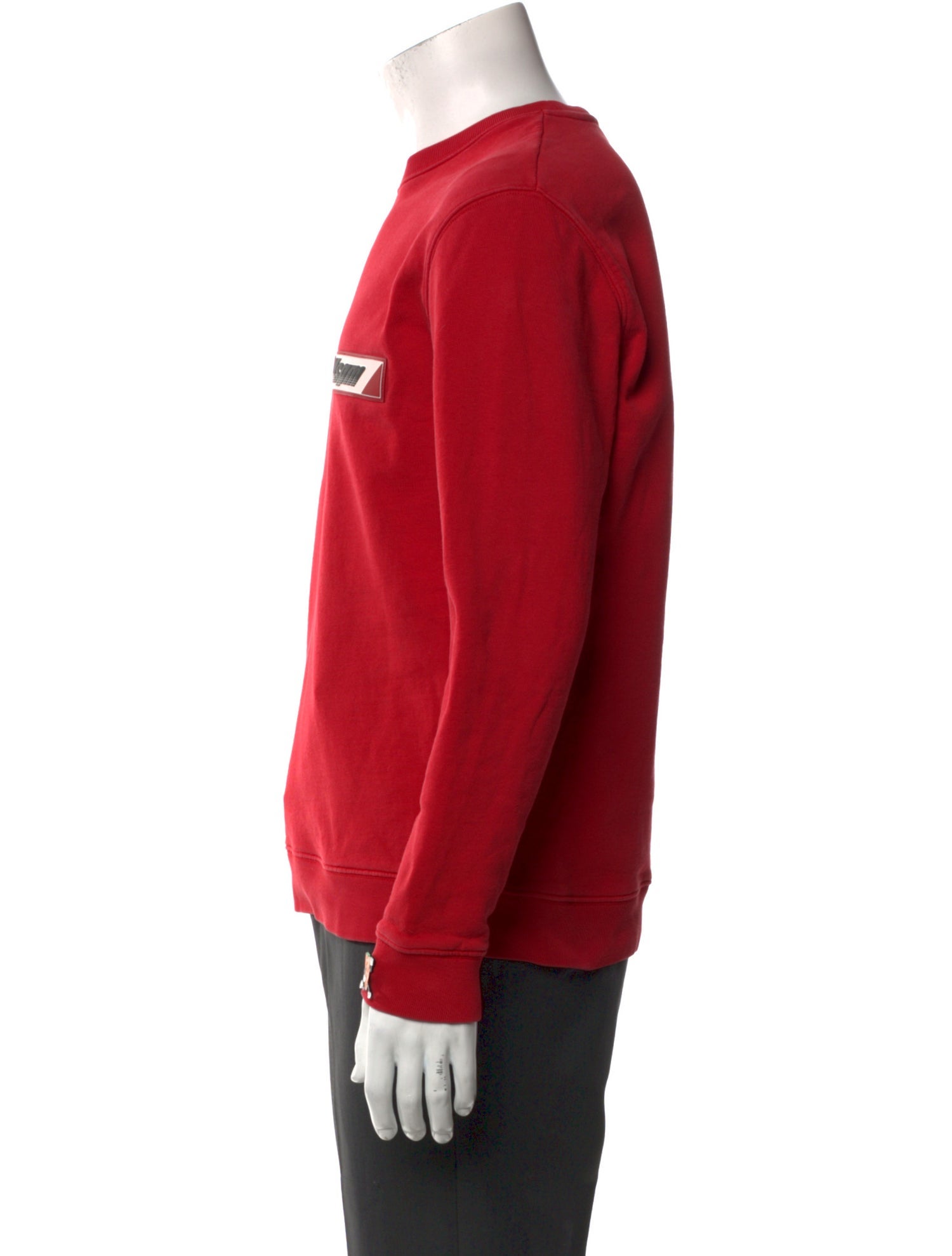 MSGM Graphic Print Crew Neck Sweatshirt