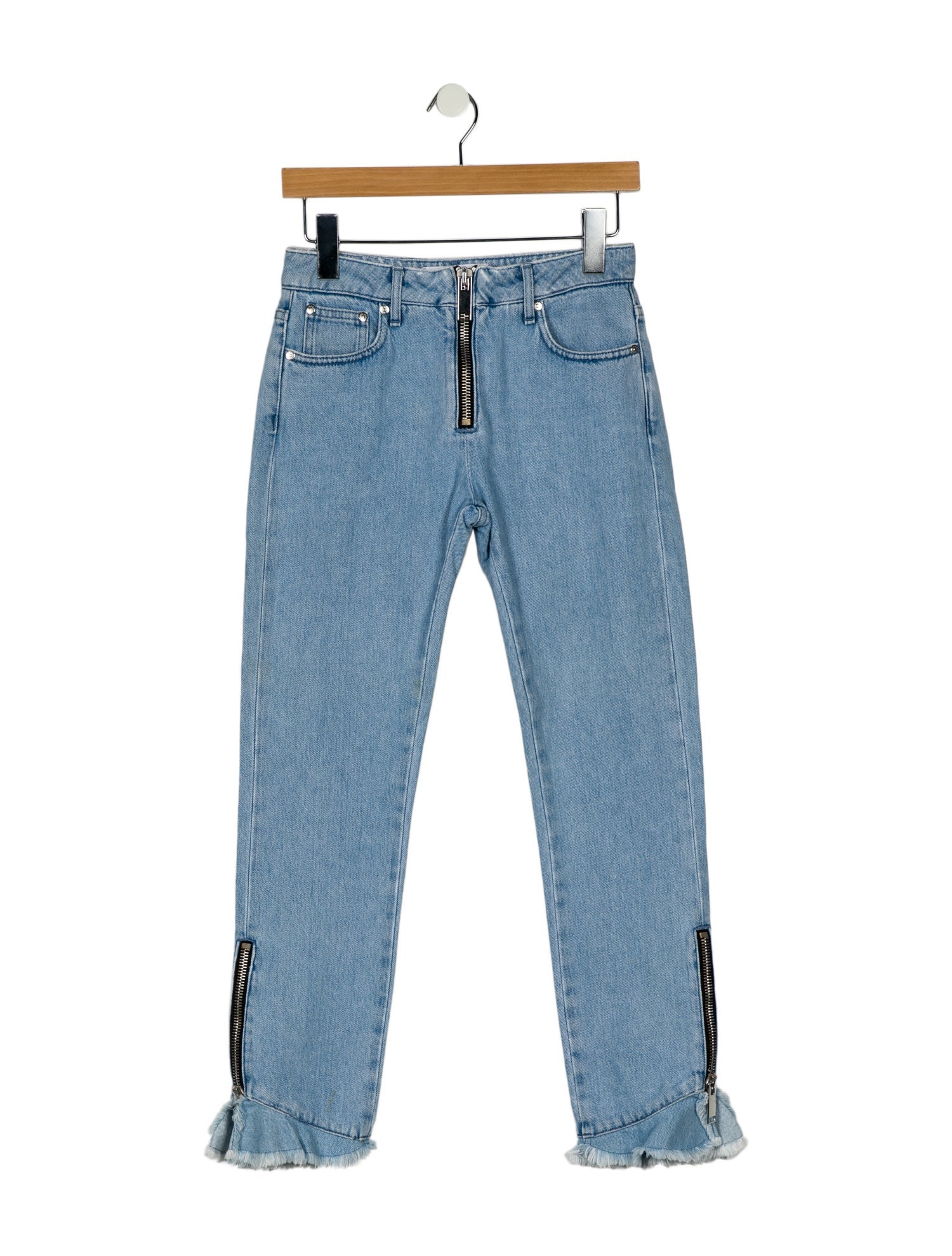MSGM Mid-Rise Straight Leg Jeans