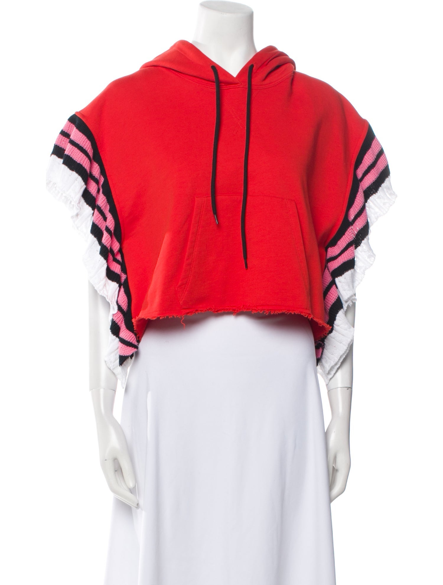 MSGM V-Neck Short Sleeve Sweatshirt